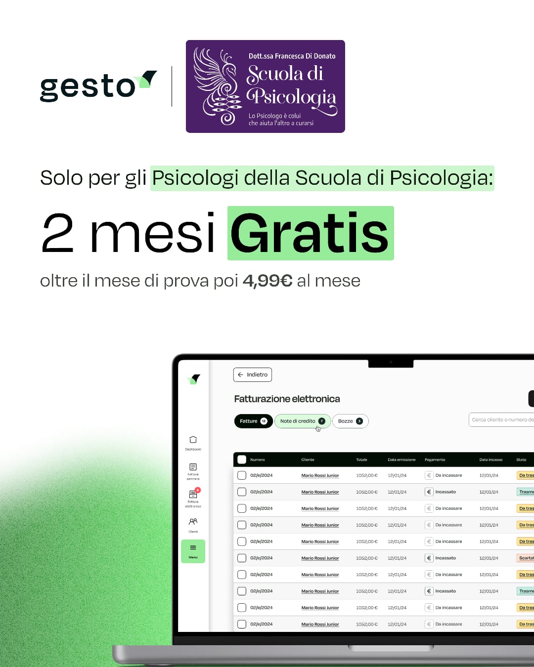 Scuola di Psicologia e Gesto